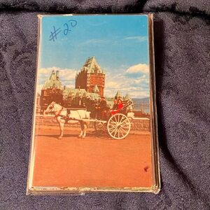 Vintage Postcard with Horse and Carriage